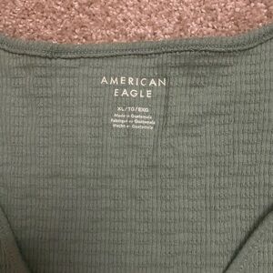 American Eagle Outfitters Green Crop Top—NEVER WORN